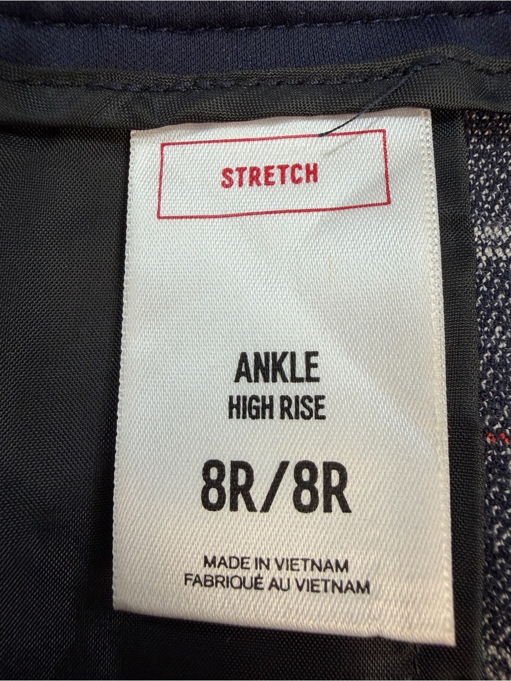 Express Glen Plaid Ankle High Rise Slim Trouser Pants | Career Office Y2K | 8R - Picture 10 of 16